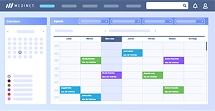 Pantalla del módulo de Agenda Médica
