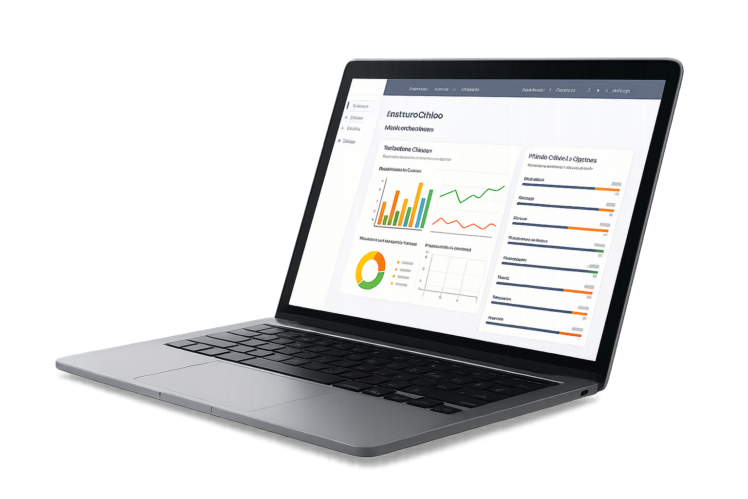 Notebook con dashboard de acreditación