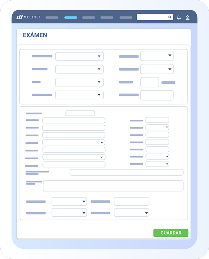 Interfaz del Portal de exámenes